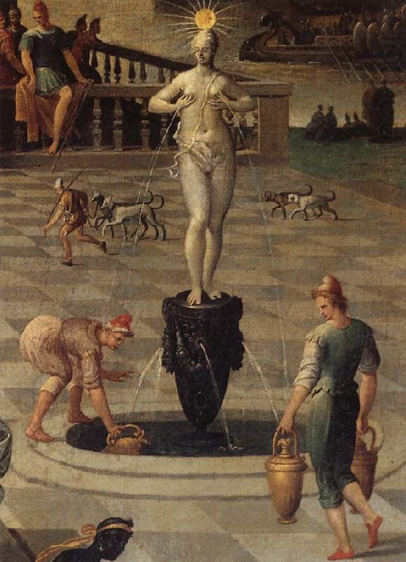 Details of Caesar Augustus and the Tiburtine Sybil, Antoine Caron